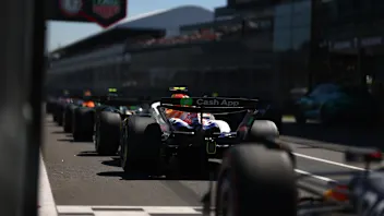 MELBOURNE, AUSTRALIA - MARCH 14: Yuki Tsunoda of Japan driving the (22) Visa Cash App Racing Bulls