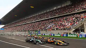 SHANGHAI, CHINA - MARCH 23: Oscar Piastri of Australia driving the (81) McLaren MCL39 Mercedes