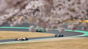 SUZUKA, JAPAN - APRIL 06: Liam Lawson of New Zealand driving the (30) Visa Cash App Racing Bulls