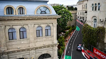 BAKU, AZERBAIJAN - SEPTEMBER 21: Pierre Gasly of France driving the (10) Alpine F1 A525 Renault on