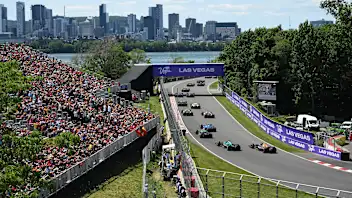 MONTREAL, QUEBEC - JUNE 15: Lance Stroll of Canada driving the (18) Aston Martin F1 Team AMR25