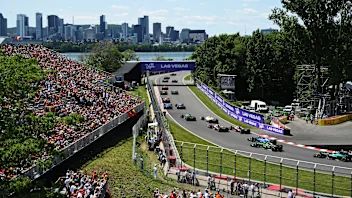 MONTREAL, QUEBEC - JUNE 15: George Russell of Great Britain driving the (63) Mercedes AMG Petronas