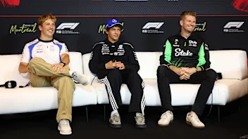 MONTREAL, QUEBEC - JUNE 12: Liam Lawson of New Zealand and Visa Cash App Racing Bulls, Andrea Kimi