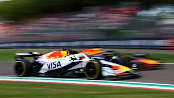 IMOLA, ITALY - MAY 17: Isack Hadjar of France driving the (6) Visa Cash App Racing Bulls VCARB 02