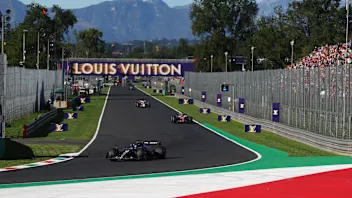 MONZA, ITALY - SEPTEMBER 05: Alexander Albon of Thailand driving the (23) Williams FW47 Mercedes.