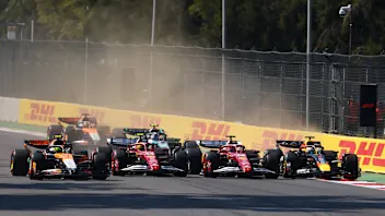 MEXICO CITY, MEXICO - OCTOBER 26: Lando Norris of Great Britain driving the (4) McLaren MCL39