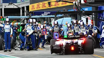 ZANDVOORT, NETHERLANDS - AUGUST 31: Liam Lawson of New Zealand driving the (30) Visa Cash App