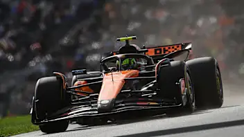 ZANDVOORT, NETHERLANDS - AUGUST 29: Lando Norris of Great Britain driving the (4) McLaren MCL39