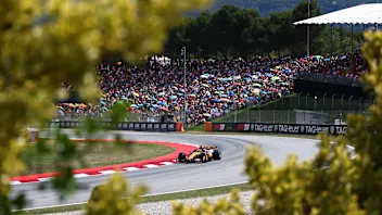 BARCELONA, SPAIN - MAY 31: Lewis Hamilton of Great Britain driving the (44) Scuderia Ferrari SF-25