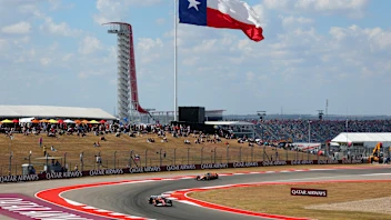 AUSTIN, TEXAS - OCTOBER 16: A general view of the circuit surroundings during previews ahead of the