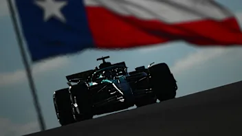AUSTIN, TEXAS - OCTOBER 17: Lance Stroll of Canada driving the (18) Aston Martin F1 Team AMR25