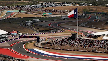 AUSTIN, TEXAS - OCTOBER 18: Max Verstappen of the Netherlands driving the (1) Oracle Red Bull