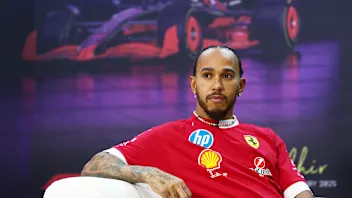 BAHRAIN, BAHRAIN - FEBRUARY 28: Lewis Hamilton of Great Britain and Scuderia Ferrari attends the