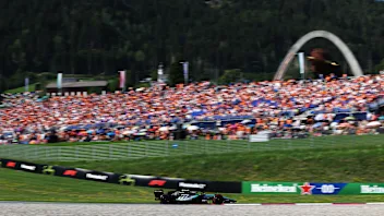 SPIELBERG, AUSTRIA - JUNE 27: George Russell of Great Britain driving the (63) Mercedes AMG