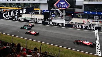 KUALA LUMPUR, MALAYSIA - OCTOBER 04: Andrea Kimi Antonelli of Italy driving the (12) Mercedes AMG