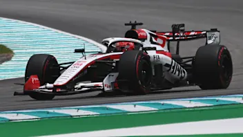 KUALA LUMPUR, MALAYSIA - OCTOBER 03: Esteban Ocon of France driving the (31) Haas F1 VF-26 Ferrari