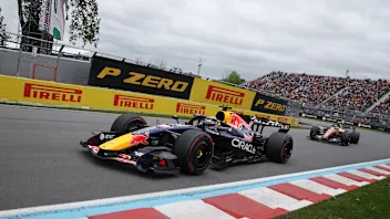 MONTREAL, QUEBEC - MAY 24: Max Verstappen of the Netherlands driving the (3) Oracle Red Bull Racing