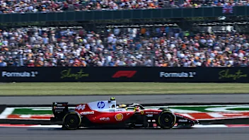 NORTHAMPTON, ENGLAND - JULY 03: Lewis Hamilton of Great Britain driving the (44) Scuderia Ferrari