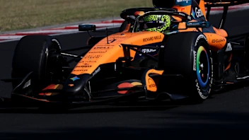BUDAPEST, HUNGARY - JULY 26: Lando Norris of Great Britain driving the (1) McLaren MCL40 Mercedes