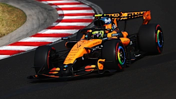 BUDAPEST, HUNGARY - JULY 26: Lando Norris of Great Britain driving the (1) McLaren MCL40 Mercedes