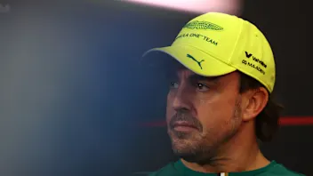 BUDAPEST, HUNGARY - JULY 23: Fernando Alonso of Spain and Aston Martin F1 Team looks on in the