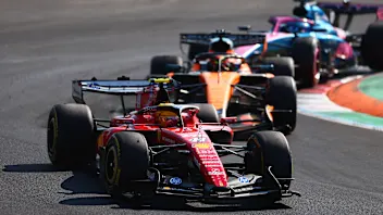 MONZA, ITALY - SEPTEMBER 06: Lewis Hamilton of Great Britain driving the (44) Scuderia Ferrari