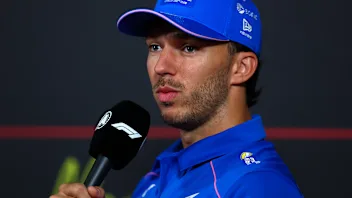 MONZA, ITALY - SEPTEMBER 03: Lewis Hamilton of Great Britain and Scuderia Ferrari arrives at the