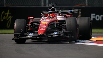 MEXICO CITY, MEXICO - OCTOBER 30: Charles Leclerc of Monaco driving the (16) Scuderia Ferrari SF-26