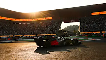 MEXICO CITY, MEXICO - OCTOBER 30: Gabriel Bortoleto of Brazil driving the (5) Audi F1 Team R26 on