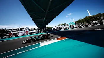 MIAMI, FLORIDA - MAY 02: Andrea Kimi Antonelli of Italy driving the (12) Mercedes AMG Petronas F1