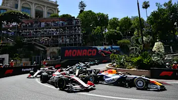 MONTE-CARLO, MONACO - JUNE 07: Arvid Lindblad of Great Britain driving the (41) Visa Cash App
