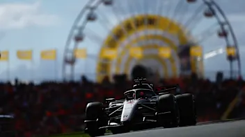 ZANDVOORT, NETHERLANDS - AUGUST 21: Nico Hulkenberg of Germany driving the (27) Audi F1 Team R26 on