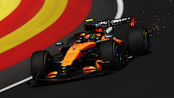 MADRID, SPAIN - SEPTEMBER 11: Lando Norris of Great Britain driving the (1) McLaren MCL40 Mercedes