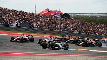 AUSTIN, TEXAS - OCTOBER 25: Andrea Kimi Antonelli of Italy driving the (12) Mercedes AMG Petronas
