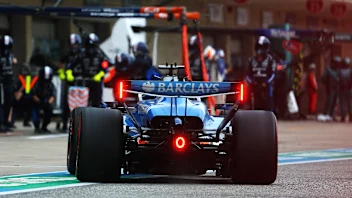 AUSTIN, TEXAS - OCTOBER 25: Alexander Albon of Thailand driving the (23) Williams FW48 Mercedes