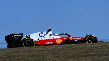 AUSTIN, TEXAS - OCTOBER 23: Charles Leclerc of Monaco driving the (16) Scuderia Ferrari SF-26 on