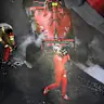 BAKU, AZERBAIJAN - APRIL 27: Charles Leclerc of Monaco and Ferrari walks from his car after