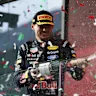 BUDAPEST, HUNGARY - JULY 26: Second placed Max Verstappen of the Netherlands and Oracle Red Bull