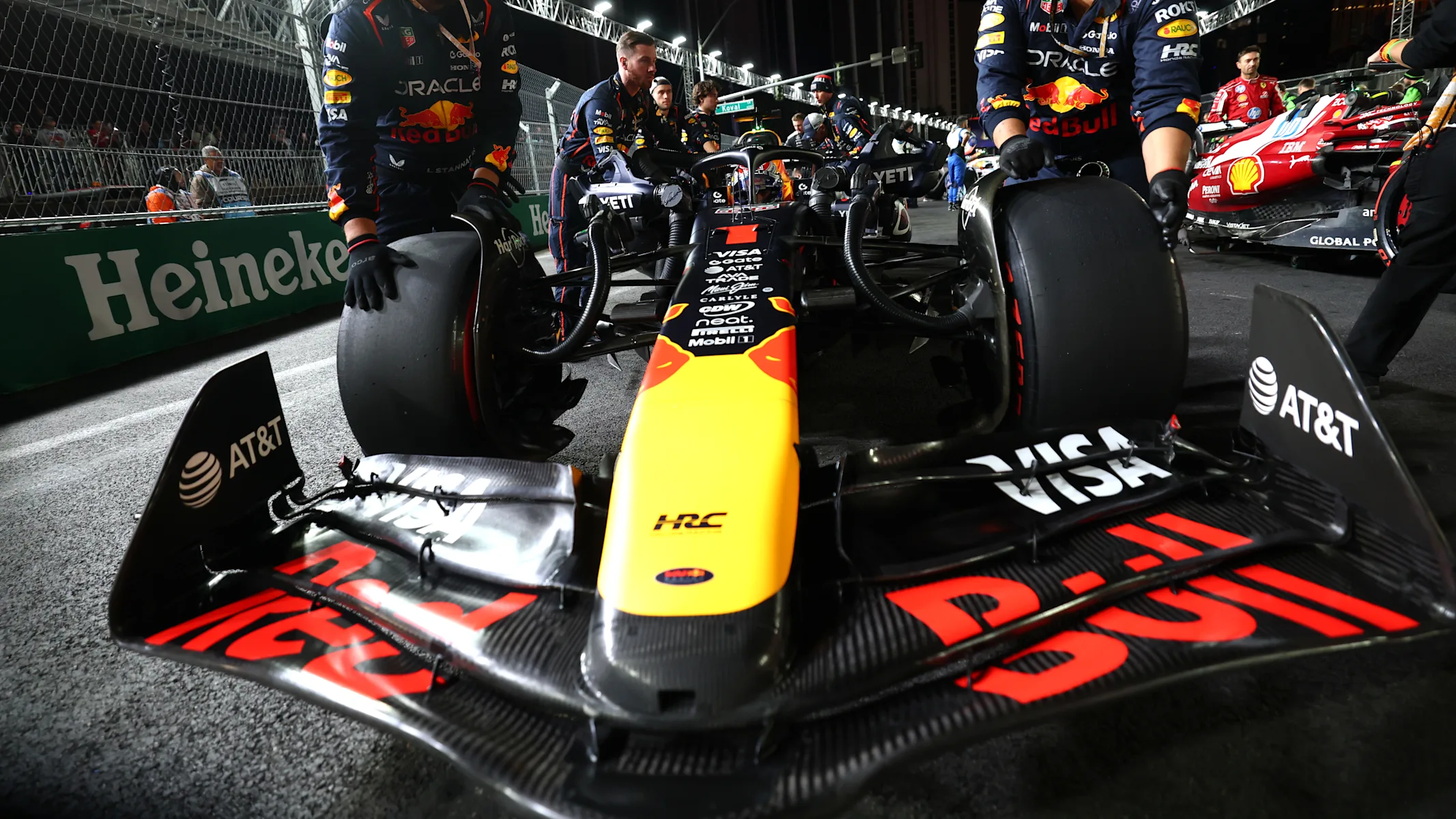 LAS VEGAS, NEVADA - NOVEMBER 22: Max Verstappen of the Netherlands and Oracle Red Bull Racing