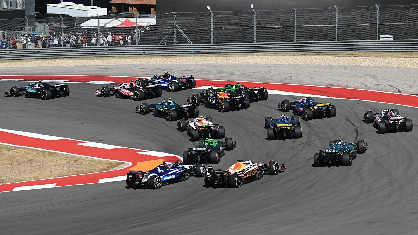 AUSTIN, TEXAS - OCTOBER 19: Andrea Kimi Antonelli of Italy driving the (12) Mercedes AMG Petronas