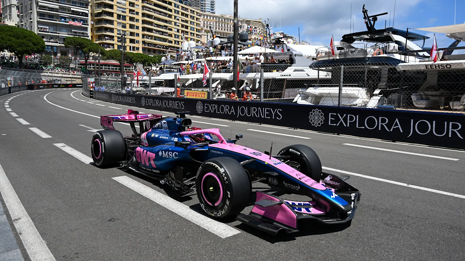 MONTE-CARLO, MONACO - JUNE 05: Pierre Gasly of France driving the (10) Alpine F1 A526 Mercedes on