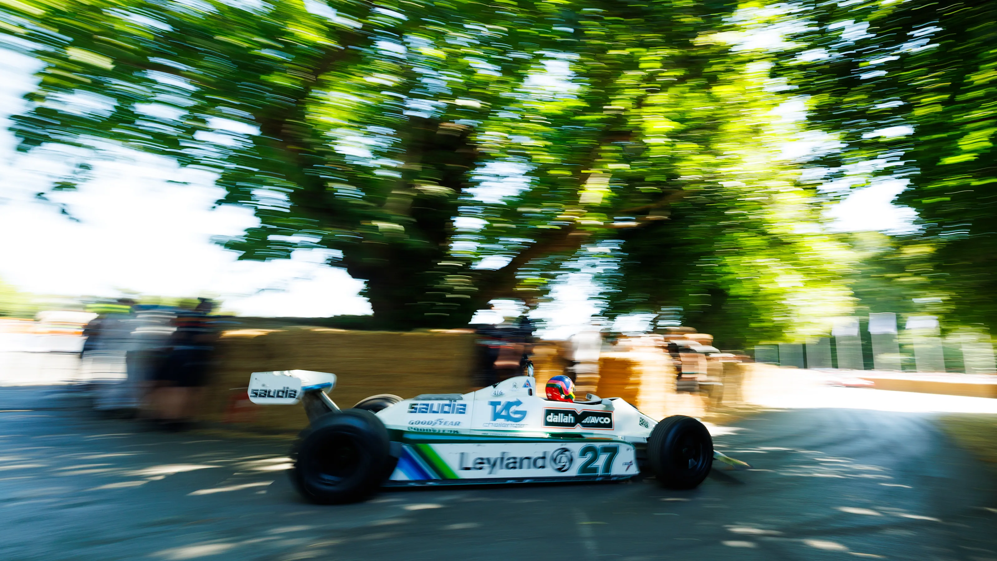 CHICHESTER, ENGLAND - JULY 13: Jacques Villleneuve during the Goodwood Festival of Speed at