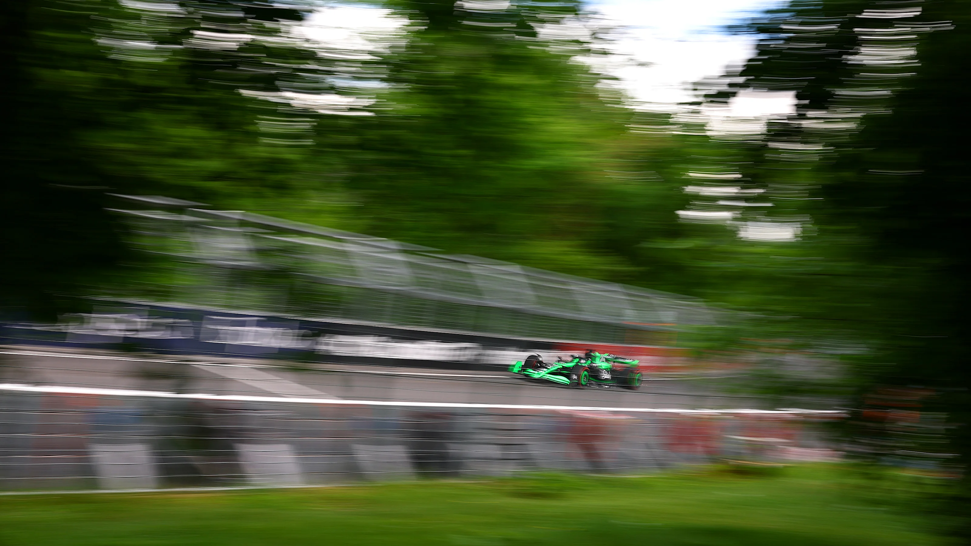 MONTREAL, QUEBEC - JUNE 08: Valtteri Bottas of Finland driving the (77) Kick Sauber C44 Ferrari on