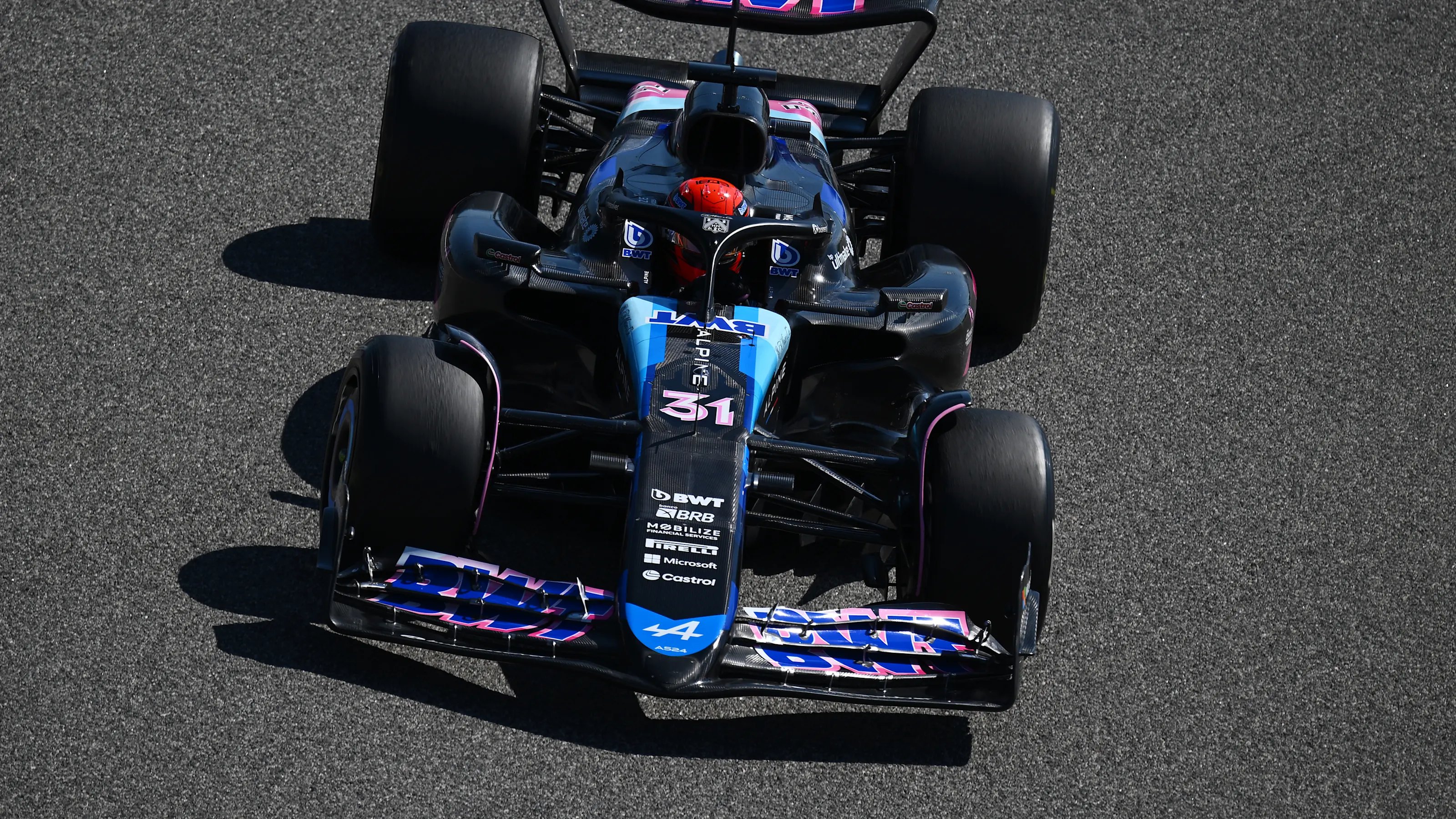 BAHRAIN, BAHRAIN - FEBRUARY 21: Esteban Ocon of France driving the (31) Alpine F1 A524 Renault on