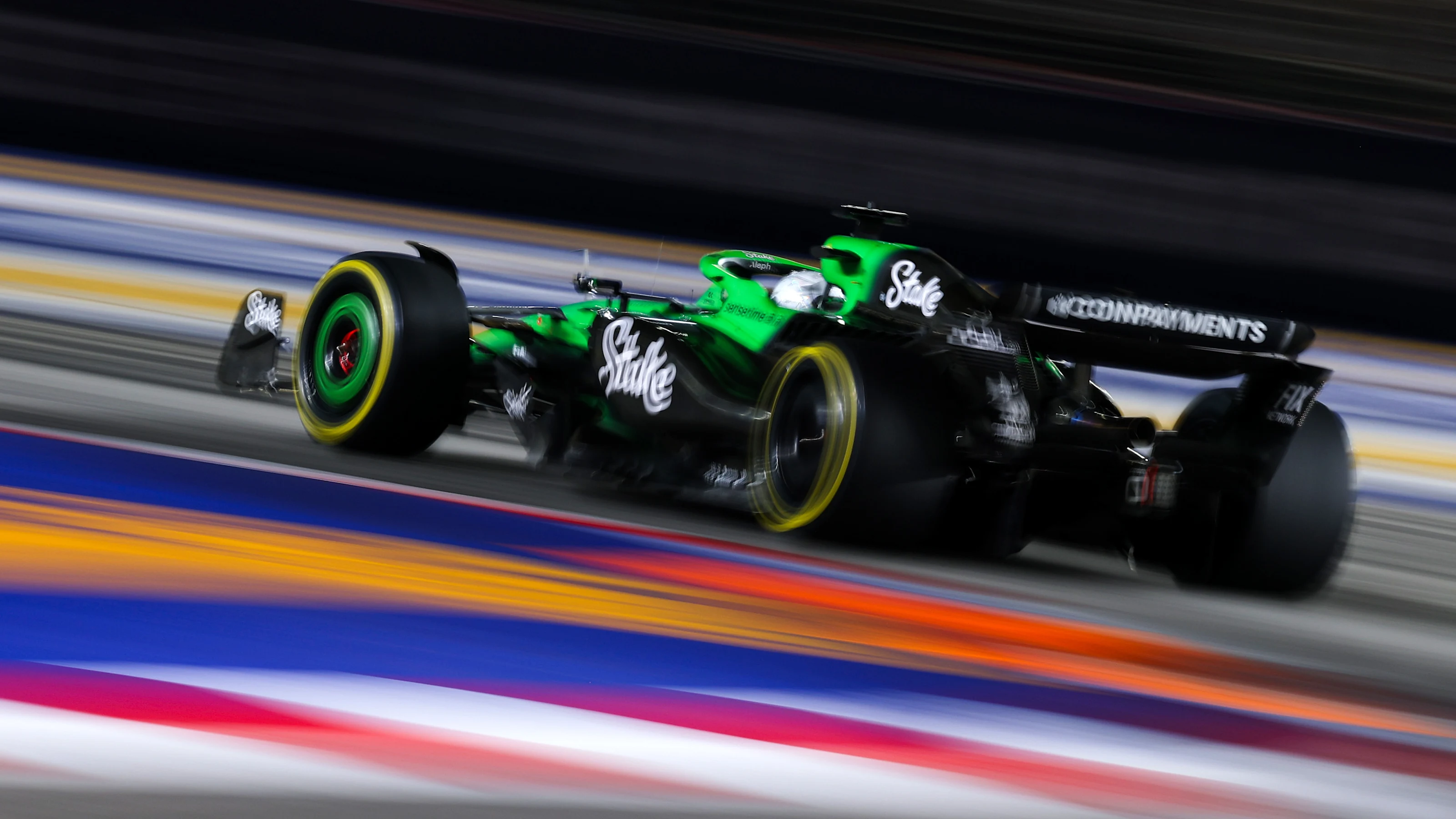 SINGAPORE, SINGAPORE - OCTOBER 05: Nico Hulkenberg of Germany driving the (27) Kick Sauber C45