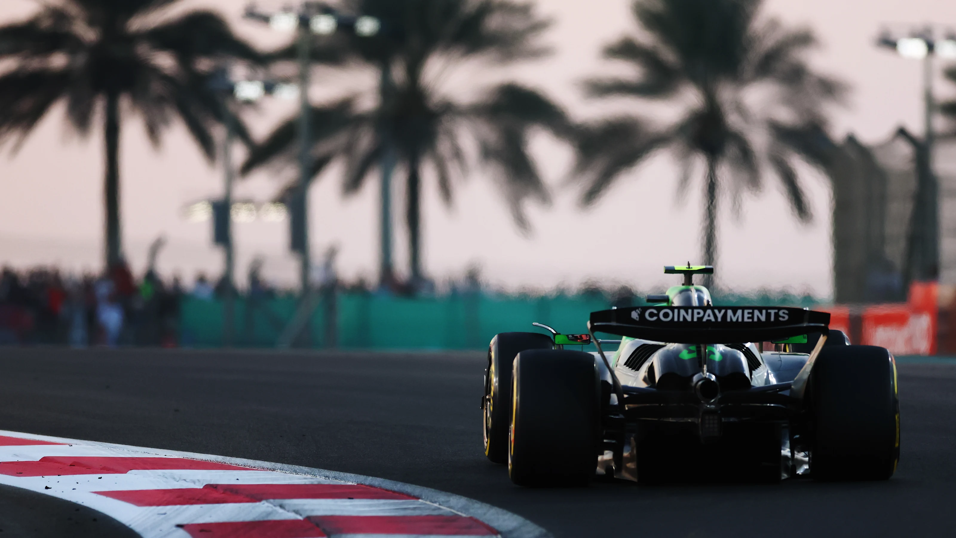 ABU DHABI, UNITED ARAB EMIRATES - DECEMBER 07: Gabriel Bortoleto of Brazil driving the (5) Kick
