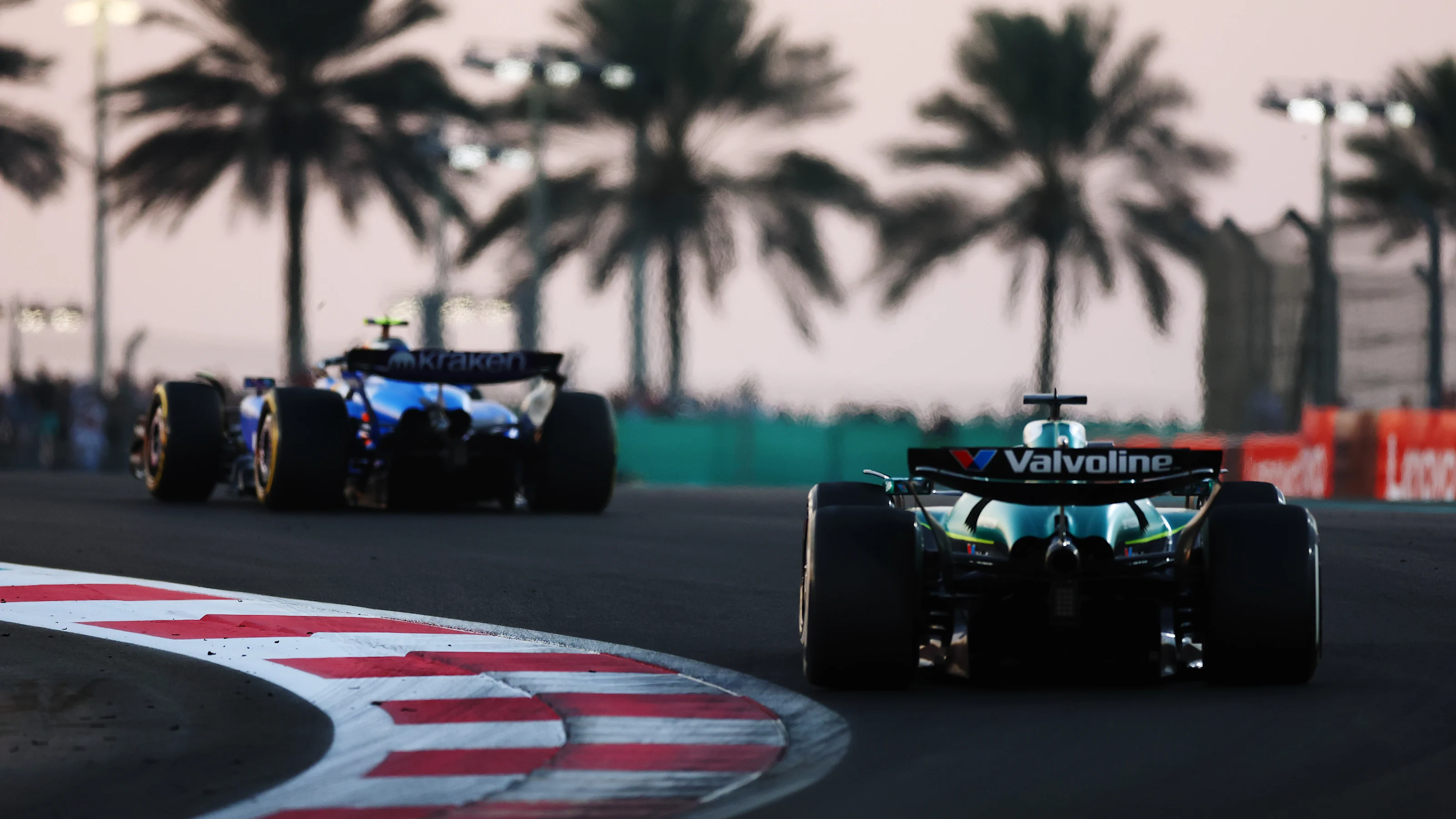ABU DHABI, UNITED ARAB EMIRATES - DECEMBER 07: Lance Stroll of Canada driving the (18) Aston Martin
