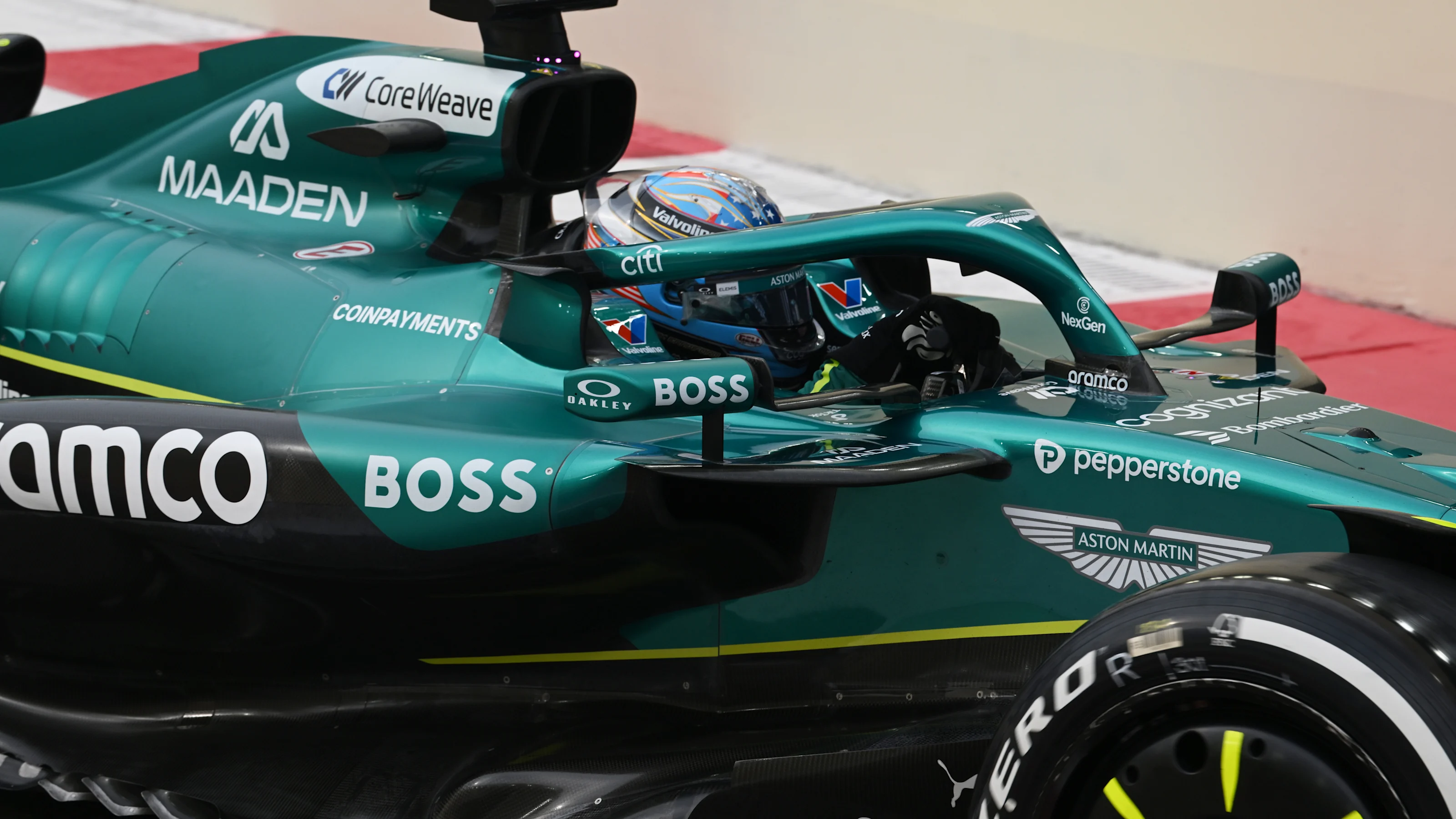 ABU DHABI, UNITED ARAB EMIRATES - DECEMBER 05: Jak Crawford of United States driving the (35) Aston