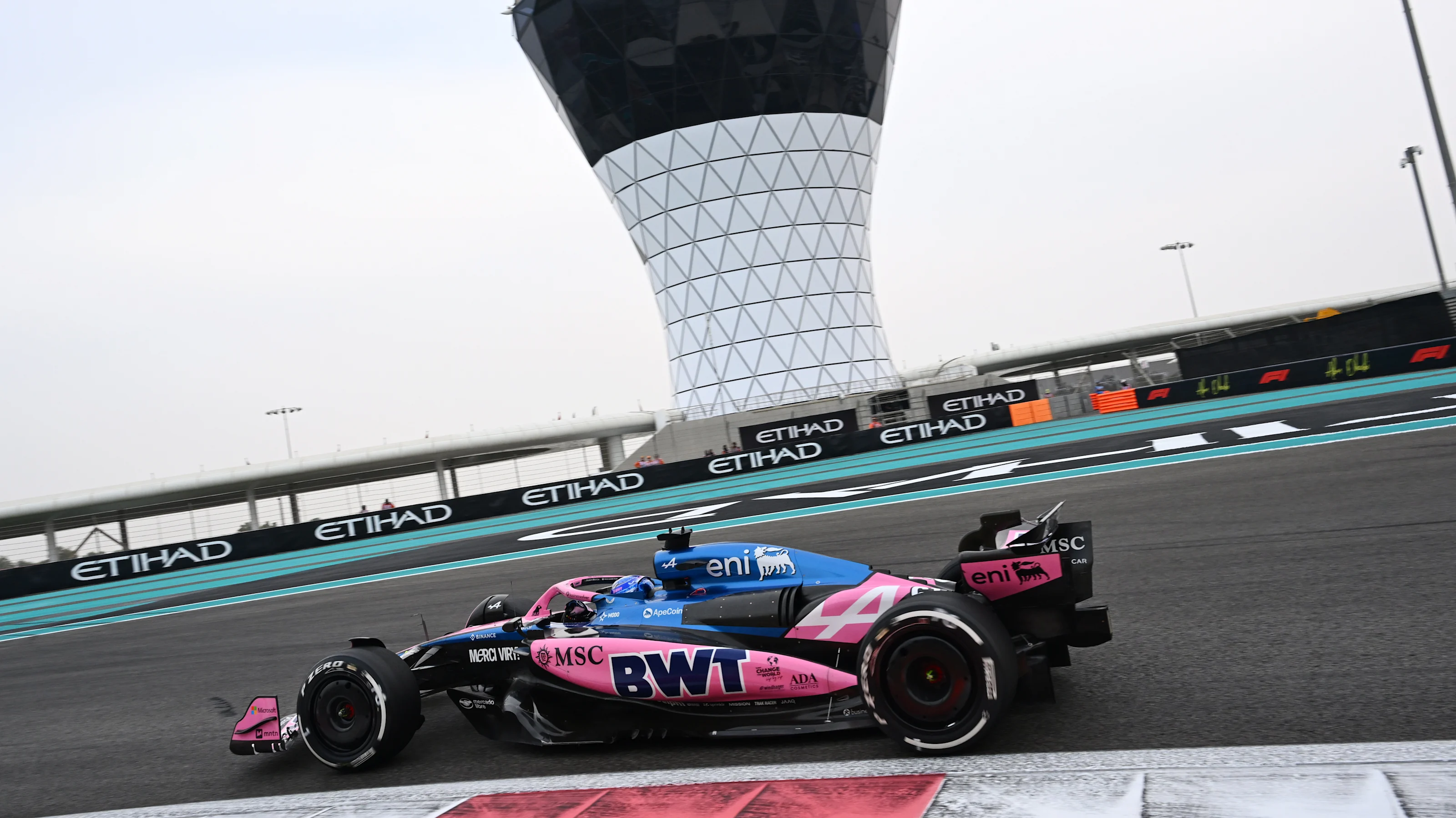 ABU DHABI, UNITED ARAB EMIRATES - DECEMBER 05: Paul Aron of Estonia driving the (61) Alpine F1 A525