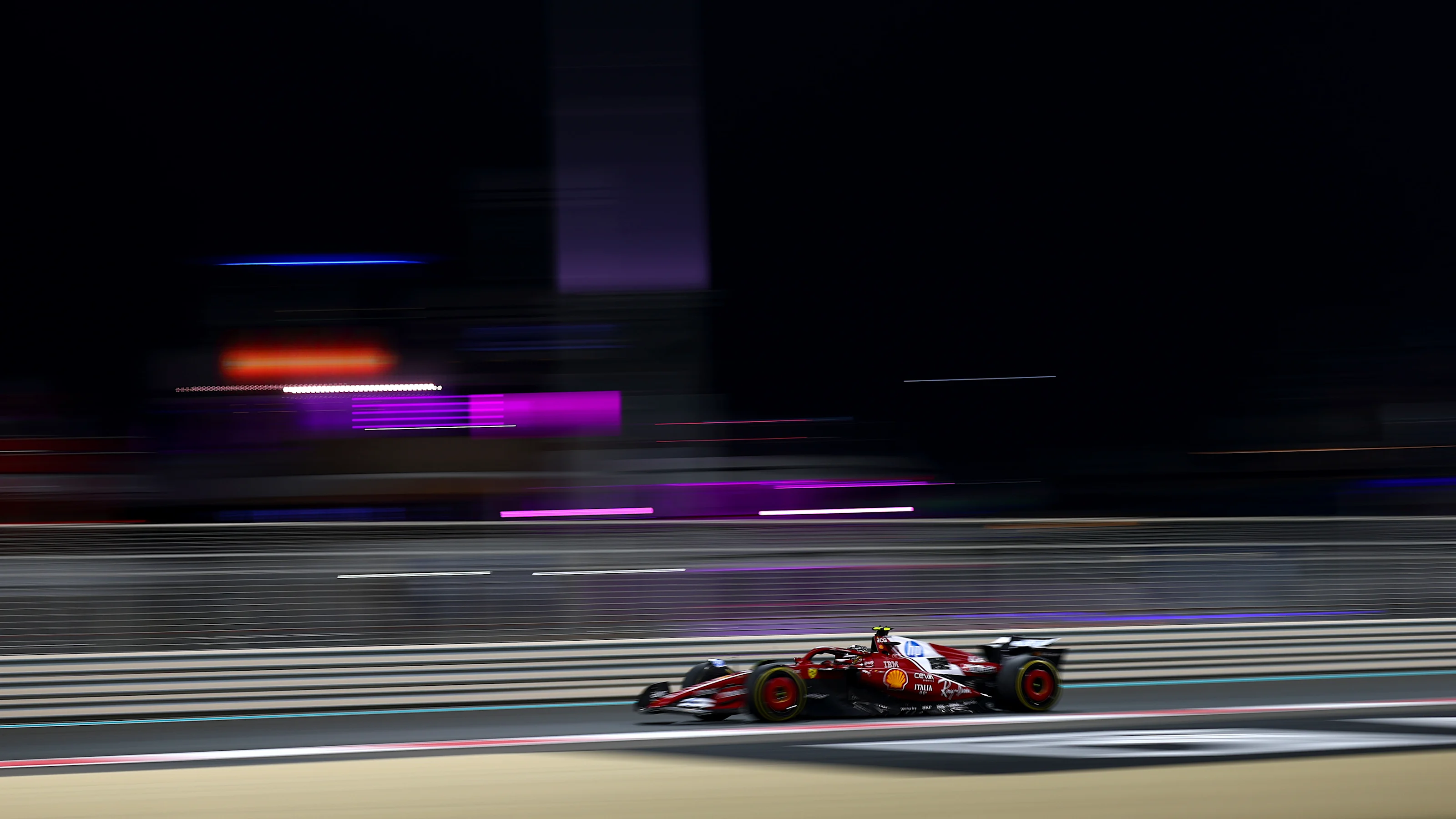 ABU DHABI, UNITED ARAB EMIRATES - DECEMBER 05: Lewis Hamilton of Great Britain driving the (44)